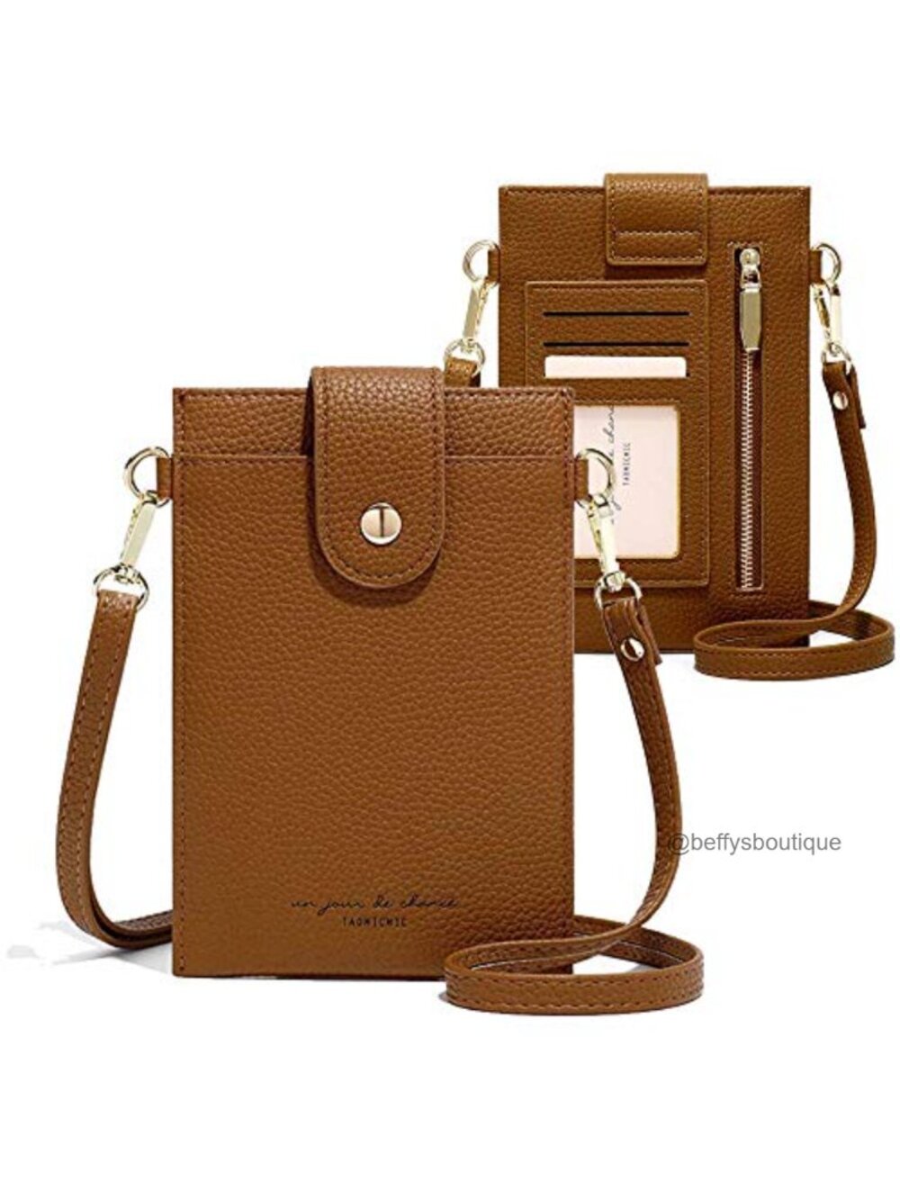 Small Crossbody Phone Bag PU Leather Card Wallet Shoulder Purse Travel